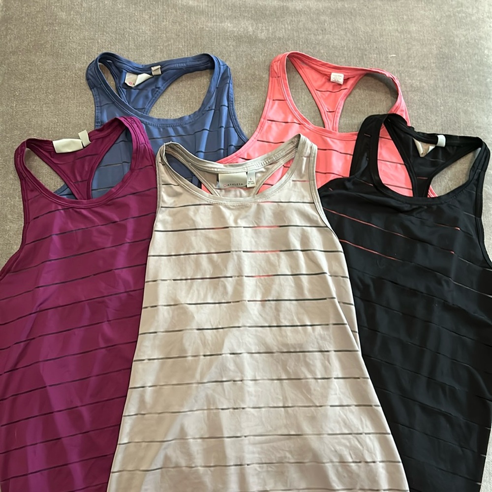 Bundle of Athleta workout tanks - sizes small